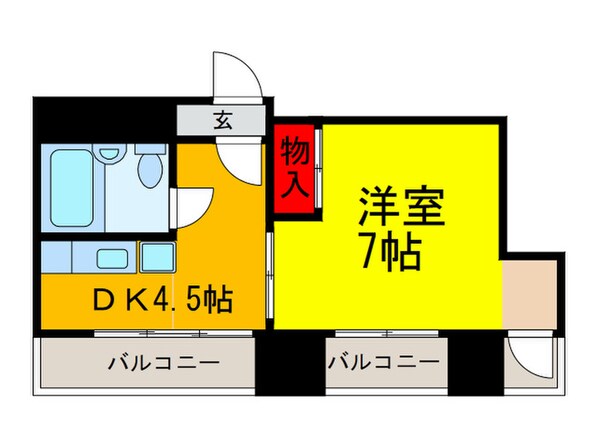 シャトーウエダマンションの物件間取画像